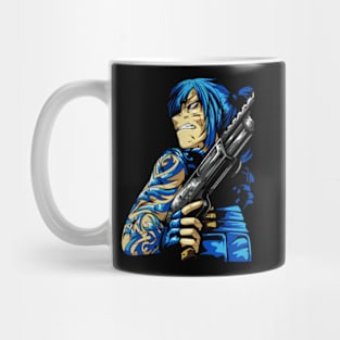 blue hairs mafia Mug